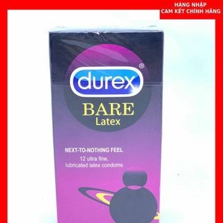 Bao Cao Su Durex Bare Later 12 Condoms
