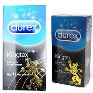 Bao Cao Su Size Nhỏ 49mm ôm Khít Durex Kingtex Thái 12c (Thái Lan)