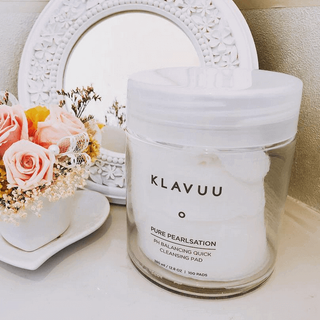 Miếng Tẩy Trang Klavuu Pure Pearlsation PH Blancing Quick Cleansing Pad 380ml