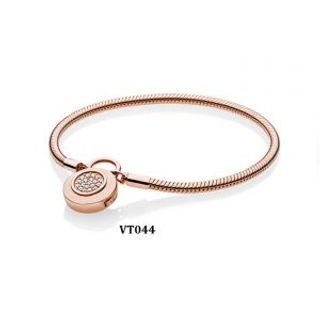 Vòng mềm khóa rời màu rose gold Vt044