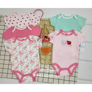 Set 5 body chip cộc tay cho bé trai và bé gái