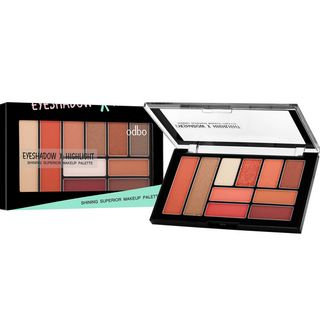 Bảng mắt Odbo Eyeshadow x Highlight Shining Superior Makeup Palette OD1025 14g