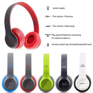 [HOT] Tai nghe chụp tai bluetooth P47