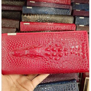 Ví cá sấu nữ nhiều ngăn