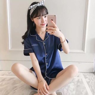 Bộ pijama quần đùi áo cộc vải phi bóng size 40-60kg