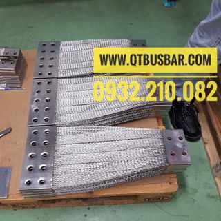 Dây đồng bện mạ thiếc, Thanh cái mềm, thanh đồng mềm, thanh nối đồng mềm, Thanh đồng bện mềm, Thanh đồng mềm nối máy biến áp với Busway, Flexible copper busbar, Flexible copper braids Connector