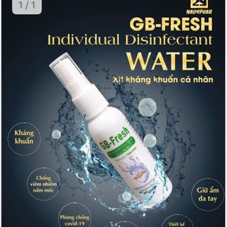 Nước rửa tay khô dạng xịt GB-Fresh