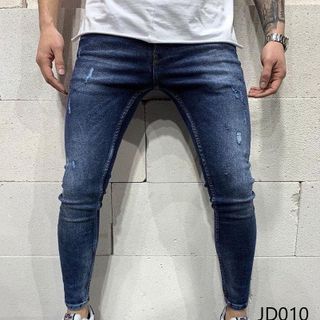 Quần Jean Dài Nam Trơn Co Dãn JD010