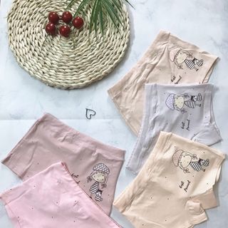 Quần Lót Đùi Cotton Hoạ tiết ChiBi Cực đáng yêu dành riêng cho bé gái giá sỉ