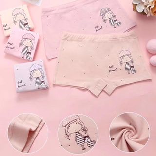 Quần Lót Đùi Cotton Hoạ tiết ChiBi Cực đáng yêu dành riêng cho bé gái