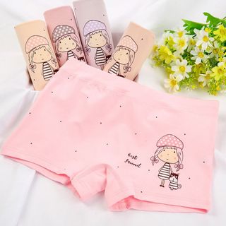 Quần Lót Đùi Cotton Hoạ tiết ChiBi Cực đáng yêu dành riêng cho bé gái