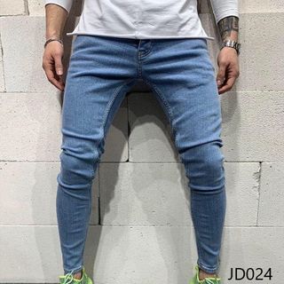 Quần Jean Dài Nam Trơn Co Dãn JD024