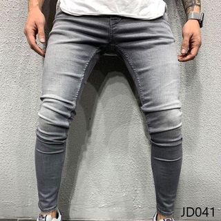 Quần Jean Dài Nam Trơn Co Dãn JD041