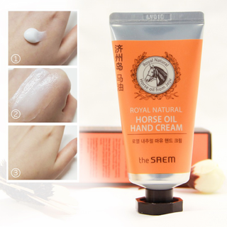 Kem Dưỡng Tay The Saem Royal Natural Horse Oil Hand Cream 50ml