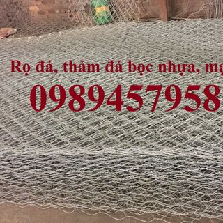 Rọ đá mạ kẽm, rọ đá bọc nhựa 2x1x1, 2x1x0,5 và 1x1x1 có sẵn