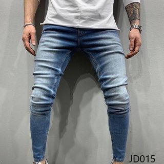 Quần Jean Dài Nam Trơn Co Dãn JD015