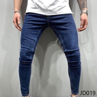 Quần Jean Dài Nam Trơn Co Dãn JD019