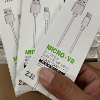 Cáp V8 hộp 2.1a hàng cty sạc nhanh dòng micro