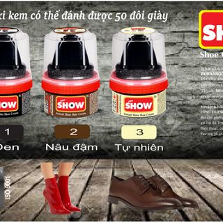 Xi đánh giày Thổ Nhĩ Kỳ dạng kem hũ 50ml làm bóng không cần chà hay lau bằng khăn giá sỉ