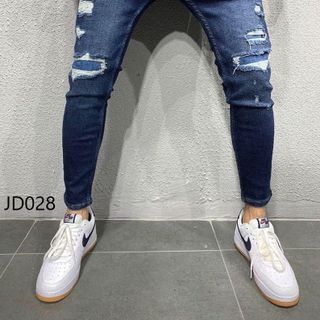 Quần Jean Dài Nam Was Rách Co Dãn JD028