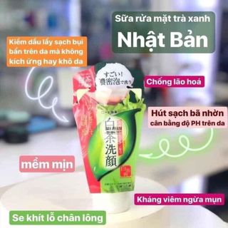 Sữa rửa mặt trà xanh nhật
