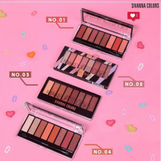Phấn mắt sivanna make up studio pro 8 ô HF5003 20g