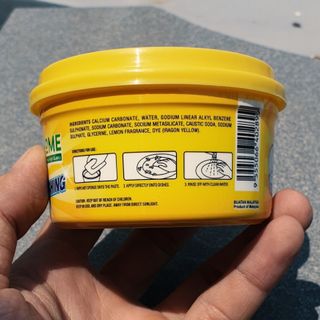 Sáp rửa chén diệt khuẩn W-Home hương chanh hộp 200g