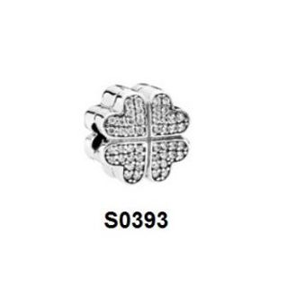 Charm clip cỏ 4 lá S0393
