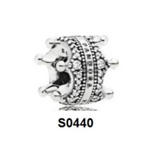 Charm spacer vương miện S0440