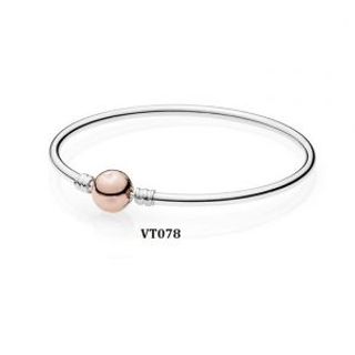 Vòng cứng cơ bản chốt tròn màu vàng hồng Vt078