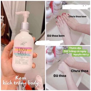 Kem dưỡng trắng da body Louv Cell Hàn Quốc