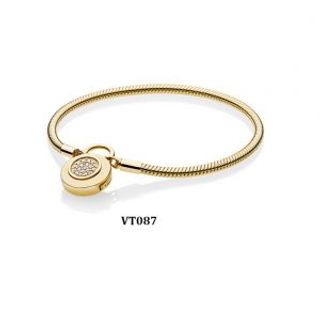 Vòng mềm cơ bản chốt khóa rời màu gold Vt007