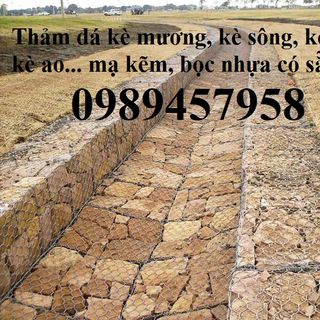 Sản xuất rọ thép kè đường #thảm đá kè mương, rọ thép có sẵn giao hàng toàn quốc