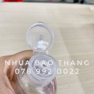 Chai PET baby dẹp 90ml + Nắp Bật Fi20