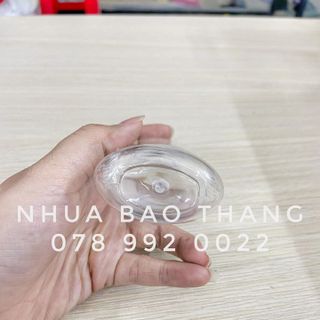 Chai PET baby dẹp 90ml + Nắp Bật Fi20