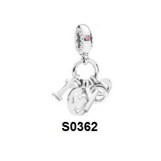 Charm treo I LOVE YOU S0362