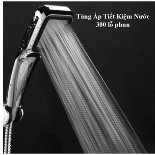 Đầu vòi sen vuông Tăng áp 300 lỗ cao cấp