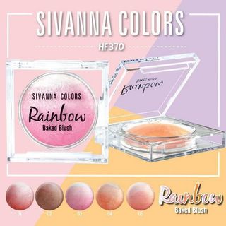 Phấn má hồng Sivanna Colors Rainbow Baked Blush HF370 12g