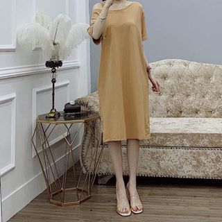 Đầm bầu lêch vai gia sỉ