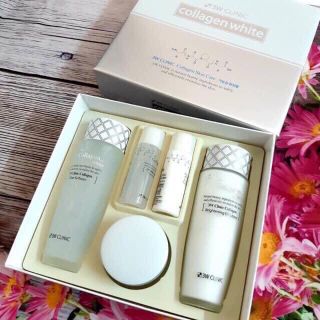 Bộ Mỹ Phẩm 3W Clinic Collagen White Dưỡng Trắng Da + Đỏ - phục hồi chuyên sâu