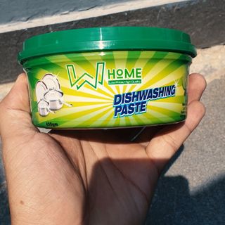 Sáp rửa chén diệt khuẩn W-Home hương chanh hộp 400g