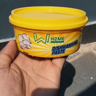 Sáp rửa chén diệt khuẩn W-Home hương chanh hộp 400g