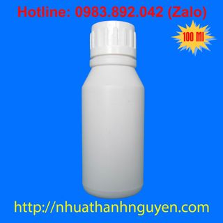 Chai nhựa trắng 100 ml giá sỉ