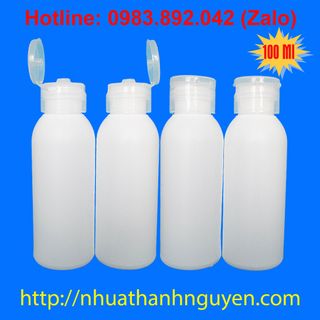 Chai mỹ phẩm nắp bật giá sỉ