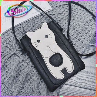 túi ví đeo chéo điện thoại mèo trắng dễ thương thời trang Shalla KT80 giá sỉ