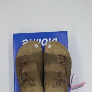 Dép unisex da bò thật - D01