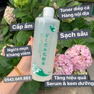 Nước hoa hồng Diếp Cá Toner Dokudami Natural Skin Lotion Nhật Bản