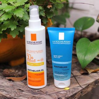 Set xịt chống nắng La Roche Posay kèm kem nhả nắng 300ml