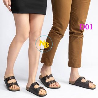 Dép unisex da bò thật - D01