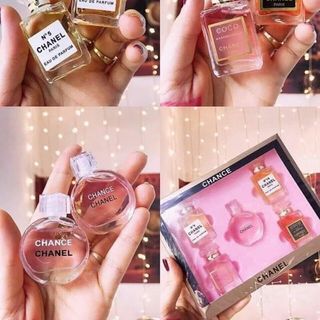 SÉT NƯỚC HOA NỮ 5 CHAI VUÔNG
